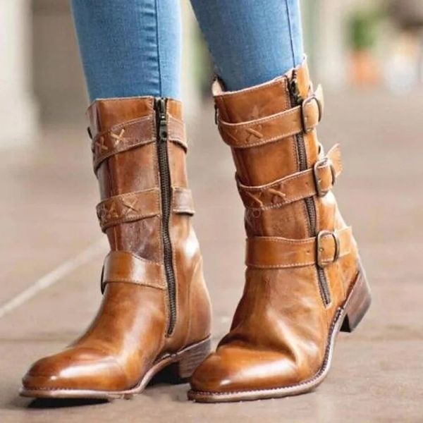 women's boots autumn winter pointy soft leather knight boots fashion belt buckle ladies motorcycle zipper western booties, Black 
women's boots autumn winter pointy soft leather knight boots fashion belt buckle ladies motorcycle zipper western booties, Black