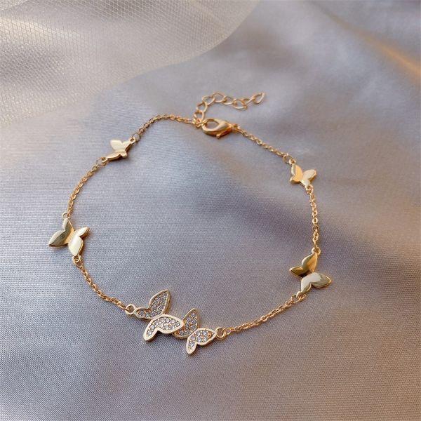 uilz korean new bohemia butterfly zircon gold bracelet charm enhances women's gift romantic jewelry bracelet cbl100, Golden;silver
uilz korean new bohemia butterfly zircon gold bracelet charm enhances women's gift romantic jewelry bracelet cbl100, Golden;silver