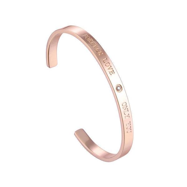women's simple love rose gold titanium steel real diamond bracelet for valentine's day gifts, Black
women's simple love rose gold titanium steel real diamond bracelet for valentine's day gifts, Black