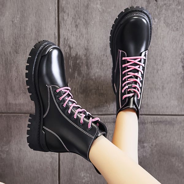 2020 new botas women motorcycle ankle boots wedges female lace up platforms spring black leather oxford shoes woman botas mujer
2020 new botas women motorcycle ankle boots wedges female lace up platforms spring black leather oxford shoes woman botas mujer