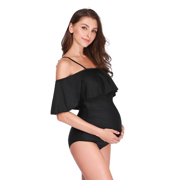 swimsuit s-5xl pregnant women solid clothes maternity ruffled flounce bikinis pregnancy summer swimwear, White
swimsuit s-5xl pregnant women solid clothes maternity ruffled flounce bikinis pregnancy summer swimwear, White