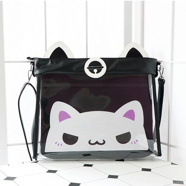 anime cute cat ear transparent bag soft girl summer shoulder messenger jelly bag lady sweet bags
anime cute cat ear transparent bag soft girl summer shoulder messenger jelly bag lady sweet bags