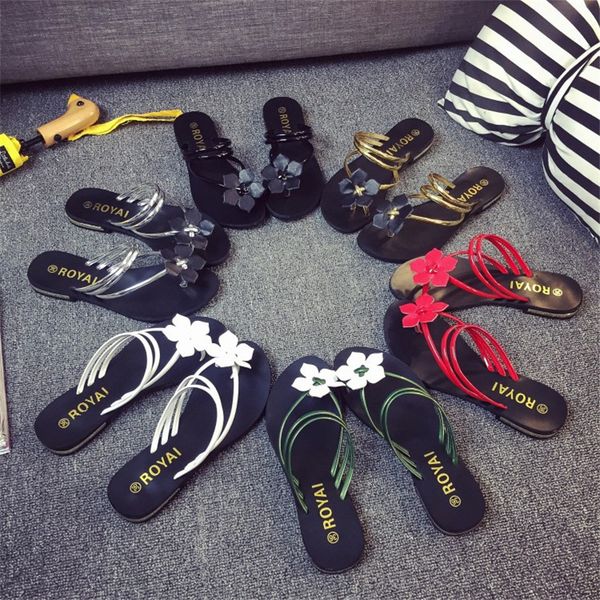 fashion solid flower women shoes summer beach flip flops lady slippers comfortable low heel outdoor slippers outside seaside, Black
fashion solid flower women shoes summer beach flip flops lady slippers comfortable low heel outdoor slippers outside seaside, Black