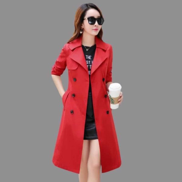 2020 autumn new double breasted trench coat female business outerwear woman classic with belt long windbreakers 181, Tan;black
2020 autumn new double breasted trench coat female business outerwear woman classic with belt long windbreakers 181, Tan;black