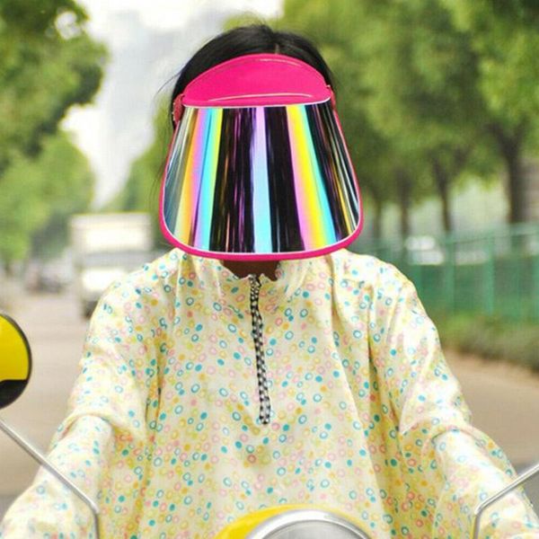 wide brim hats summer women sunscreen sun visor caps anti-uv 360 degree rotation pvc colorful empty sunshade, Blue;gray
wide brim hats summer women sunscreen sun visor caps anti-uv 360 degree rotation pvc colorful empty sunshade, Blue;gray