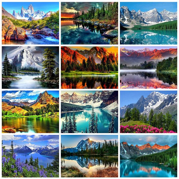 evershine 5d diy diamond painting mountain cross stitch scenery full square rhinestones embroidery mosaic full layout home decor
evershine 5d diy diamond painting mountain cross stitch scenery full square rhinestones embroidery mosaic full layout home decor