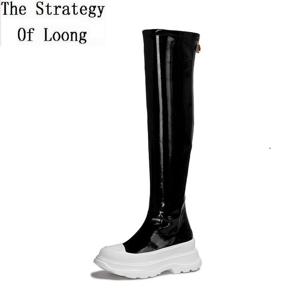 boots spring autumn slim patent leather women long winter plush wedges heels platform ladies over-the-knee botas 20210825, Black
boots spring autumn slim patent leather women long winter plush wedges heels platform ladies over-the-knee botas 20210825, Black