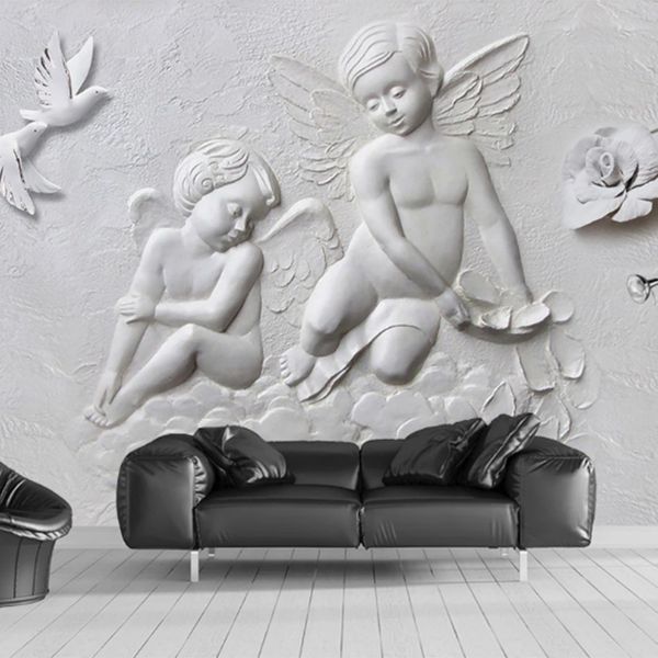 2020 new custom wallpaper 3d embossed little angel flying pigeon tv background living room bedroom wall papers home decor murals
2020 new custom wallpaper 3d embossed little angel flying pigeon tv background living room bedroom wall papers home decor murals