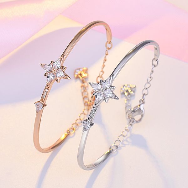 delicate rhinestone snowflake star bracelet for women party bangle lover valentine's day personality gifts jewelry, Black
delicate rhinestone snowflake star bracelet for women party bangle lover valentine's day personality gifts jewelry, Black