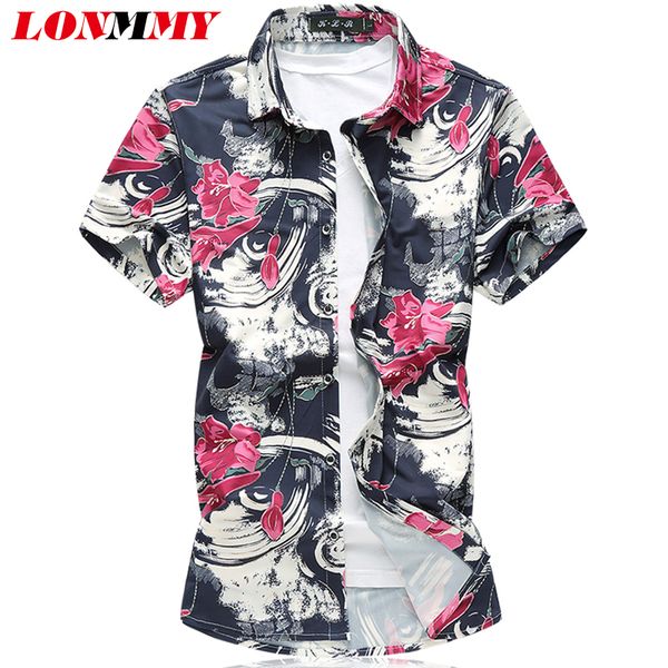 lonmmy -7xl floral shirt men short sleeves casual elasticity camisa social fashion flower men shirt dress 2020 summer, White;black
lonmmy -7xl floral shirt men short sleeves casual elasticity camisa social fashion flower men shirt dress 2020 summer, White;black