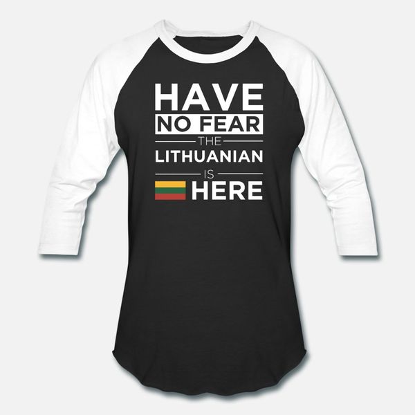 have no fear the lithuanian is here country husban t shirt men character 100% cotton o-neck homme famous basic spring autumn normal shirt
have no fear the lithuanian is here country husban t shirt men character 100% cotton o-neck homme famous basic spring autumn normal shirt
