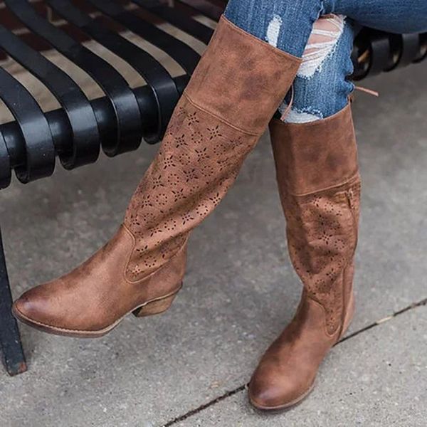 плюс размер 35-43 моды за колено vintage high boots женщин круглая голова sexy резные высокие каблуки платформы женская обувь женщина, Black
плюс размер 35-43 моды за колено vintage high boots женщин круглая голова sexy резные высокие каблуки платформы женская обувь женщина, Black