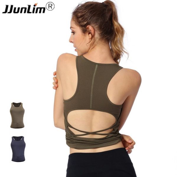 sports bra women fitness bra shakeproof padded yoga workout gym push up sport tank shirts running yoga vest, White;black
sports bra women fitness bra shakeproof padded yoga workout gym push up sport tank shirts running yoga vest, White;black