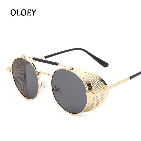 retro round steampunk sunglasses men goggles metal frame sun glasses women classical twin-beams glasses shades, White;black
retro round steampunk sunglasses men goggles metal frame sun glasses women classical twin-beams glasses shades, White;black