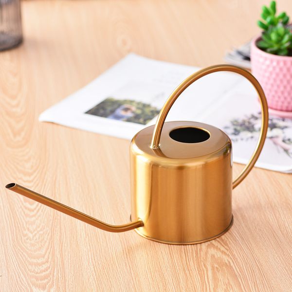 watering can golden garden stainless steel 1300ml small water bottle easy to use handle perfect for watering plants flower y200106
watering can golden garden stainless steel 1300ml small water bottle easy to use handle perfect for watering plants flower y200106