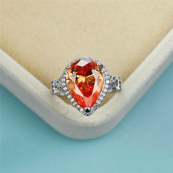 vintage female orange crystal stone ring cute zircon wedding rings for women luxury bridal water drop engagement ring, Golden;silver
vintage female orange crystal stone ring cute zircon wedding rings for women luxury bridal water drop engagement ring, Golden;silver