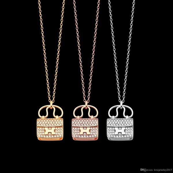 luxury jewelry s925 handbag pendant with letter h designer necklace for women sterling silver necklace fashion style
luxury jewelry s925 handbag pendant with letter h designer necklace for women sterling silver necklace fashion style