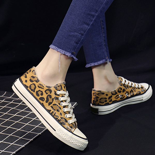 woman leopard flat canvas shoes ladies lace up sneakers female vulcanized comfortable platform causal footwear fashion nice, Black
woman leopard flat canvas shoes ladies lace up sneakers female vulcanized comfortable platform causal footwear fashion nice, Black