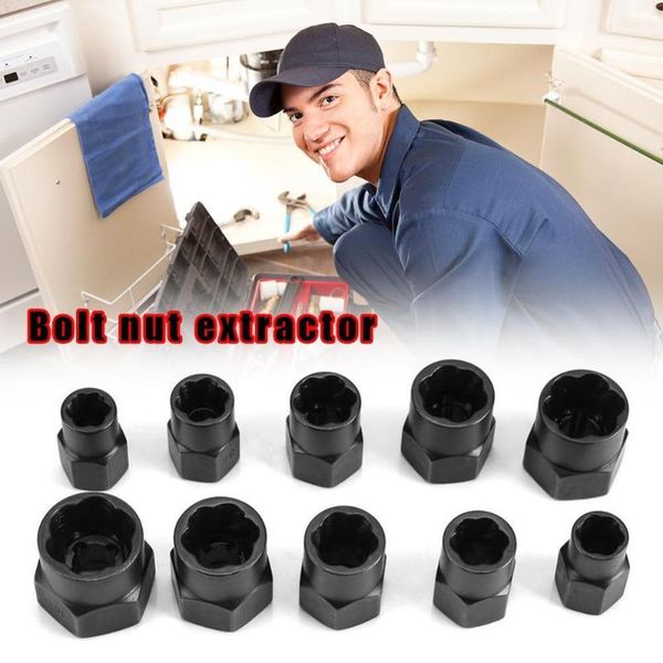 10pcs/set bolt screw extractor set damaged nut socket hand tools high low threading kit with box
10pcs/set bolt screw extractor set damaged nut socket hand tools high low threading kit with box