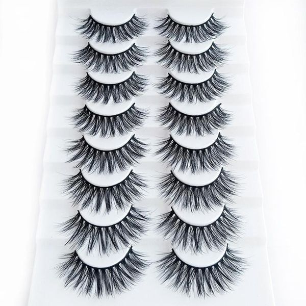 8 pairs 5d mink false eyelashes natural long wispies fluffy eyelashes thick makeup handmade cruelty-lashes extension tool
8 pairs 5d mink false eyelashes natural long wispies fluffy eyelashes thick makeup handmade cruelty-lashes extension tool