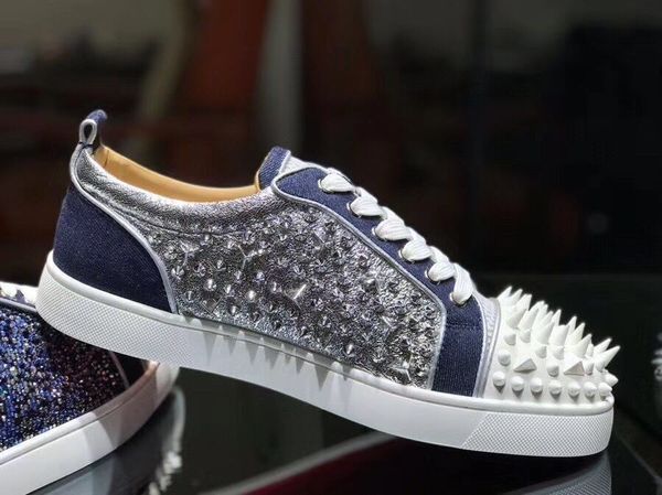 suede with pik pik spikes + strass red bottom sneakers shoes women,men casual walking fashion collection leisure party wedding dress, Black
suede with pik pik spikes + strass red bottom sneakers shoes women,men casual walking fashion collection leisure party wedding dress, Black
