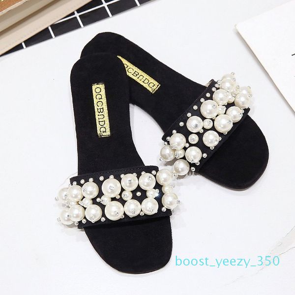 new women pearl beach shoes flat woman sandals summer 2019 woman shoes lady fashion slippers luxury shoe women designers slipper b35, Black
new women pearl beach shoes flat woman sandals summer 2019 woman shoes lady fashion slippers luxury shoe women designers slipper b35, Black
