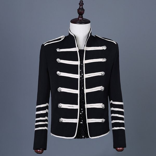 men's suits & blazers costume 2021 phnom penh punk suit jacket mens blazer stage jackets, White;black
men's suits & blazers costume 2021 phnom penh punk suit jacket mens blazer stage jackets, White;black