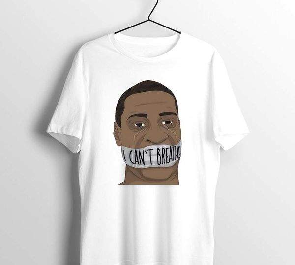 men women t shirt justice for george floyd i can't breathe artwork printed tee basic white cotton clothing for summer y200603, White;black
men women t shirt justice for george floyd i can't breathe artwork printed tee basic white cotton clothing for summer y200603, White;black