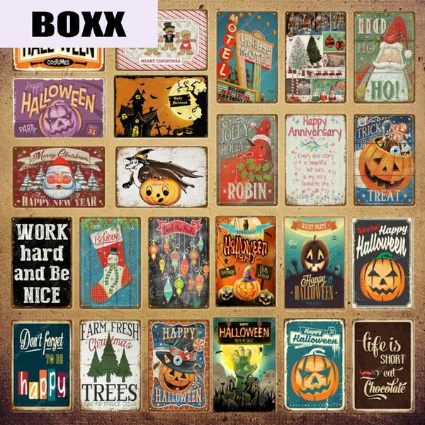 american style halloween metal tin signs happy anniversary wall poster for home room decor fresh christmas trees gift yi-009
american style halloween metal tin signs happy anniversary wall poster for home room decor fresh christmas trees gift yi-009