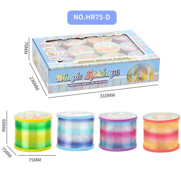 rainbow circle funny toys early development educational folding plastic spring coil children's creative magical toys kid gift
rainbow circle funny toys early development educational folding plastic spring coil children's creative magical toys kid gift