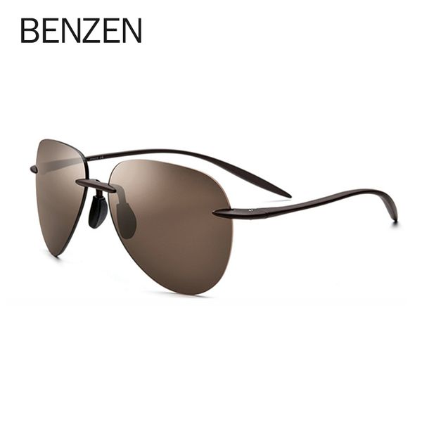 benzen ultralight tr90 rimless polarized sunglasses men new sun glasses for women black with case 9367, White;black
benzen ultralight tr90 rimless polarized sunglasses men new sun glasses for women black with case 9367, White;black