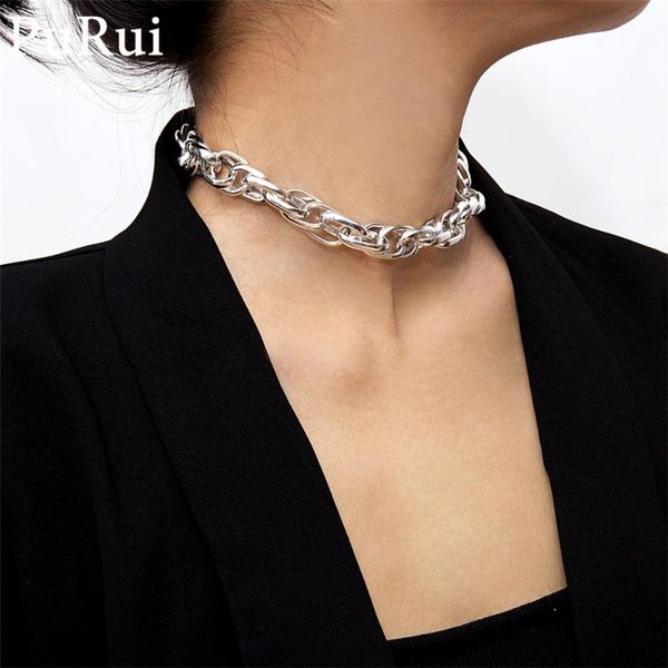 chokers punk metal chain choker necklace women goth clavicle charm collar statement hip hop jewelry female, Golden;silver
chokers punk metal chain choker necklace women goth clavicle charm collar statement hip hop jewelry female, Golden;silver