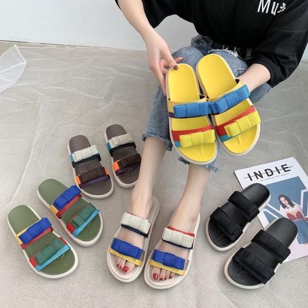 2020 new summer fashion colorblock sandals shoes women sandals slipper indoor outdoor flip-flops beach shoes female slippers, Black
2020 new summer fashion colorblock sandals shoes women sandals slipper indoor outdoor flip-flops beach shoes female slippers, Black