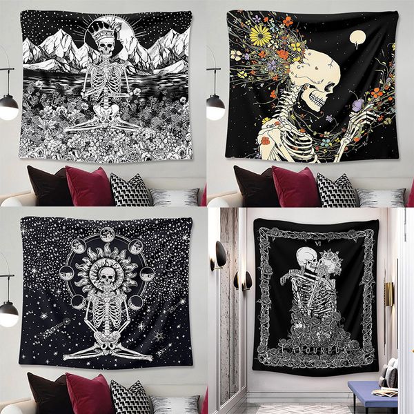 blanket nordic style skull king meditating in flowers tapestry mandala carpet black skull witchcraft wall hanging blanket
blanket nordic style skull king meditating in flowers tapestry mandala carpet black skull witchcraft wall hanging blanket