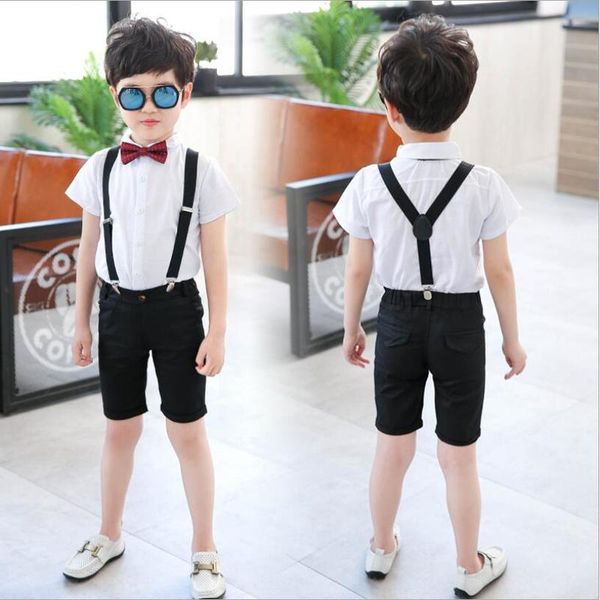 formal boys dress clothing sets children short-sleeve shirts + shorts 2pcs outfits kids chorus host school uniform costume kg-119, White
formal boys dress clothing sets children short-sleeve shirts + shorts 2pcs outfits kids chorus host school uniform costume kg-119, White