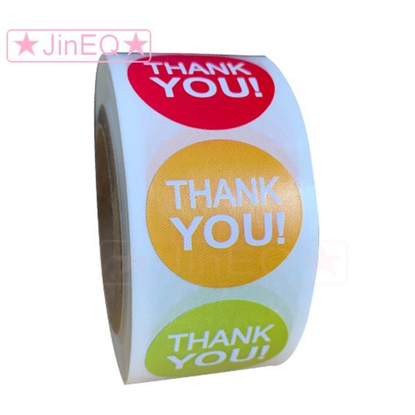 500labels colorful thank you stickers round cute sealing stickers for christmas envelope card gift package stationery sticker
500labels colorful thank you stickers round cute sealing stickers for christmas envelope card gift package stationery sticker