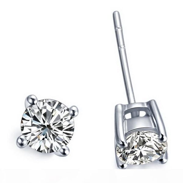 2 carat pair wholesale stud earrings for women 4 prong plated platinum engagement anniversary sona synthetic diamond earrings stud, Golden;silver
2 carat pair wholesale stud earrings for women 4 prong plated platinum engagement anniversary sona synthetic diamond earrings stud, Golden;silver