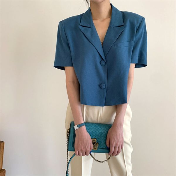 women's blouses & shirts retro women all match coats stylish chic solid summer 2021 high waist office lady notched brief, White
women's blouses & shirts retro women all match coats stylish chic solid summer 2021 high waist office lady notched brief, White