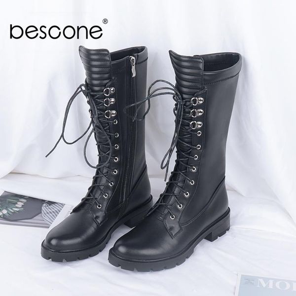 bescone women boots fashion classics comfortable new handmade ladies middle high motorcycle boots zipper vogue women shoes c777, Black
bescone women boots fashion classics comfortable new handmade ladies middle high motorcycle boots zipper vogue women shoes c777, Black