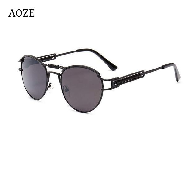 2020aoze metal steampunk men's women's sunglasses fashion brand designer retro frame vintage sunglasses uv400, White;black
2020aoze metal steampunk men's women's sunglasses fashion brand designer retro frame vintage sunglasses uv400, White;black