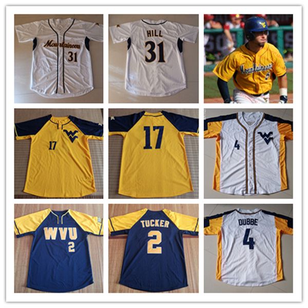 custom west virginia mountaineers baseball jersey darius hill tyler doanes ivan gonzalez marques inman alek manoah kade strowd wvu jersey, Black
custom west virginia mountaineers baseball jersey darius hill tyler doanes ivan gonzalez marques inman alek manoah kade strowd wvu jersey, Black