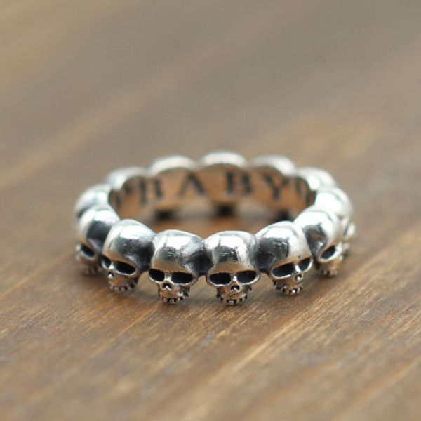 skull rings 925 sterling silver cool couple rings retro punk rock style rings for men and women
skull rings 925 sterling silver cool couple rings retro punk rock style rings for men and women