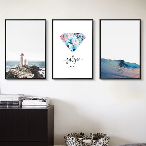 nordic seascape landscape lighthouse sea wave canvas painting poster print hd modern wall art picture for living room home decor
nordic seascape landscape lighthouse sea wave canvas painting poster print hd modern wall art picture for living room home decor