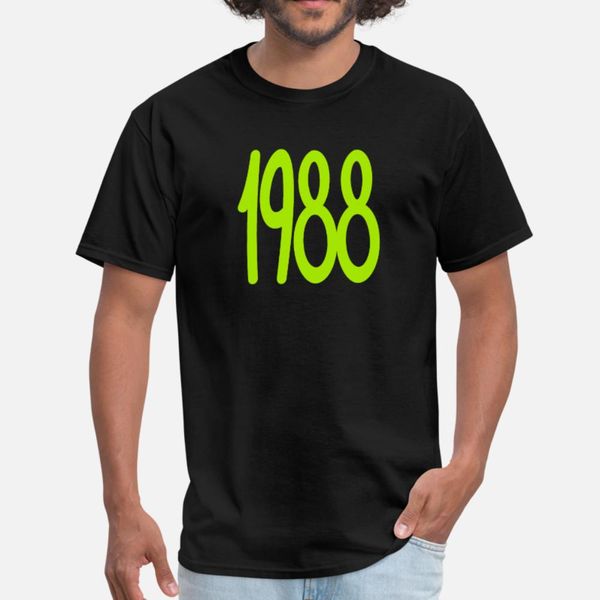 1988 t shirt men design cotton euro size s-3xl trend interesting funny casual spring standard shirt
1988 t shirt men design cotton euro size s-3xl trend interesting funny casual spring standard shirt
