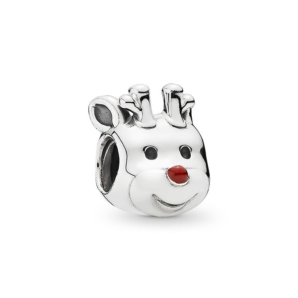 2020 authentic ale 925 sterling silver red-nosed reindeer charm beads with red enamel fit pandora bracelets for diy jewelry making, Black
2020 authentic ale 925 sterling silver red-nosed reindeer charm beads with red enamel fit pandora bracelets for diy jewelry making, Black