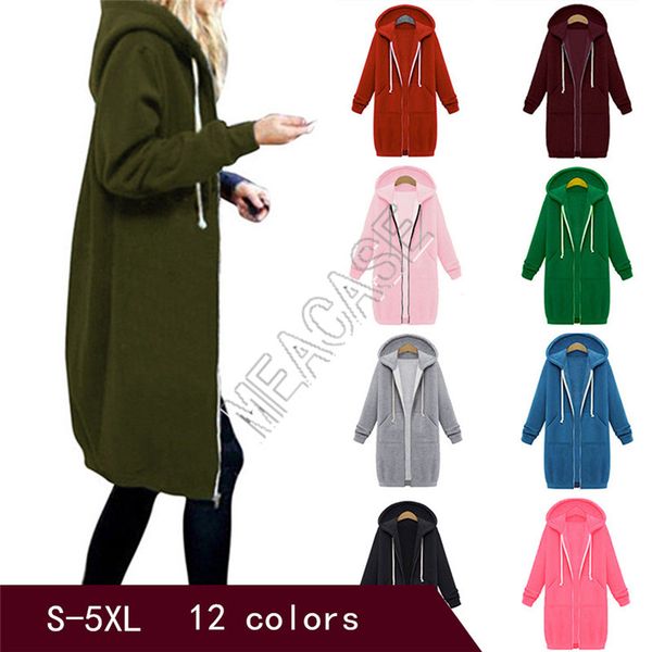 plus size woman designer hooded long sleeved fleece sweater 2020 fall winter women mid-length zipper jacket coat 12 color d82606, Black;brown
plus size woman designer hooded long sleeved fleece sweater 2020 fall winter women mid-length zipper jacket coat 12 color d82606, Black;brown