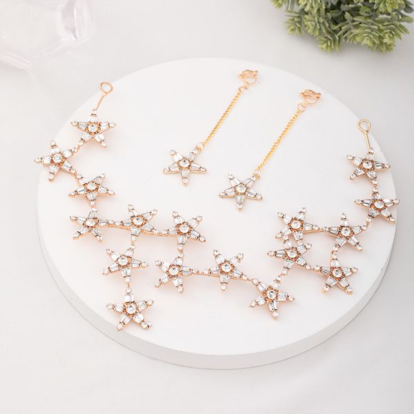 fashion stars design gold color hair band earrings set girl women headpeice jewelry set trendy hair jewelry accessories lb, Silver
fashion stars design gold color hair band earrings set girl women headpeice jewelry set trendy hair jewelry accessories lb, Silver