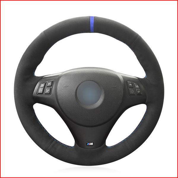 black suede leather blue markerhand sew car steering wheel cover for bmw m sport m3 e90 e91 e92 e93 e87 e81 e82 e88 x1 e84 parts
black suede leather blue markerhand sew car steering wheel cover for bmw m sport m3 e90 e91 e92 e93 e87 e81 e82 e88 x1 e84 parts