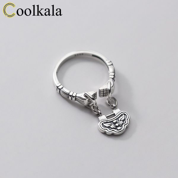 cluster rings coolkala women's fashion temperament thai silver longevity lock ring, Golden;silver
cluster rings coolkala women's fashion temperament thai silver longevity lock ring, Golden;silver