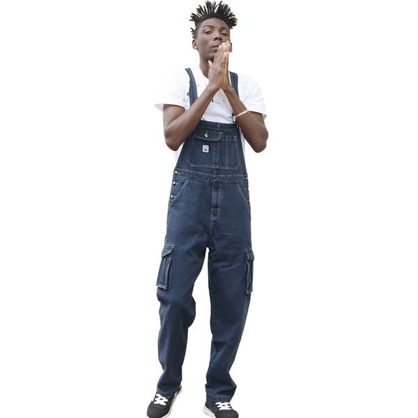 men's jeans moruancle baggy hip hop denim bib overalls with multi pockets loose fit jumpsuits suspender pants plus size 28-46, Blue
men's jeans moruancle baggy hip hop denim bib overalls with multi pockets loose fit jumpsuits suspender pants plus size 28-46, Blue